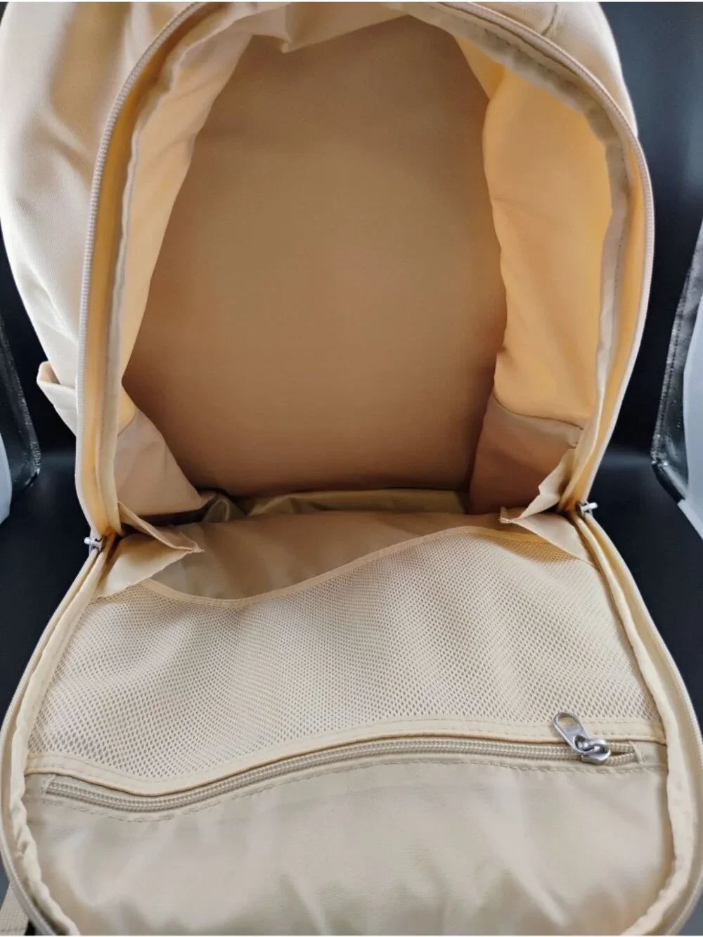 All In Motion Travel Backpack Beige Multifunctional Lightweight Design